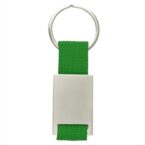 Schlüsselanhänger mit Metallplakette