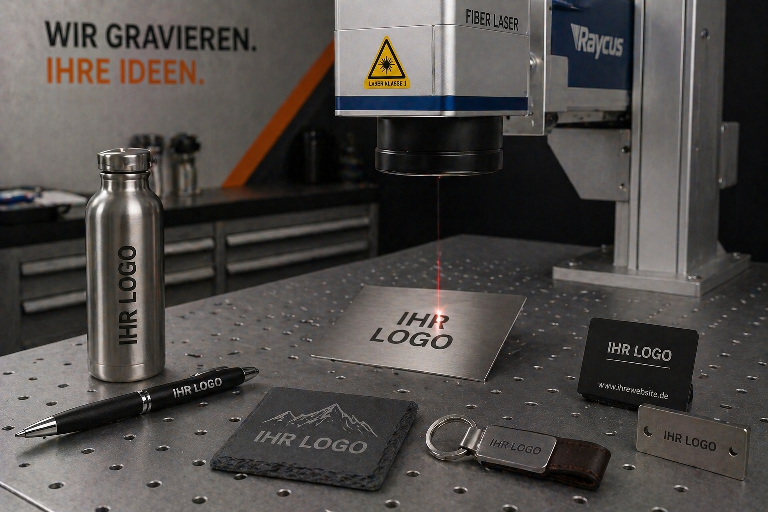 Lasergravur auf Metall
