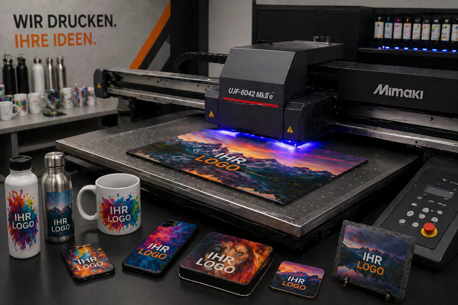 Full Color UV-Druck auf Werbeartikel