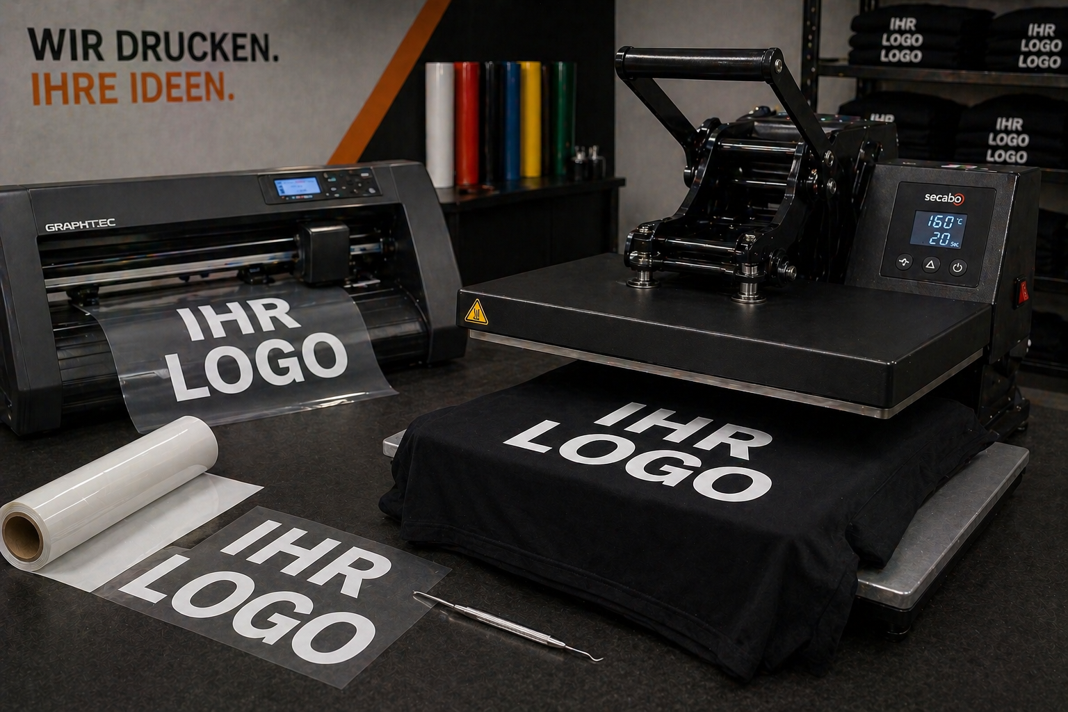 Flexdruck auf Textil